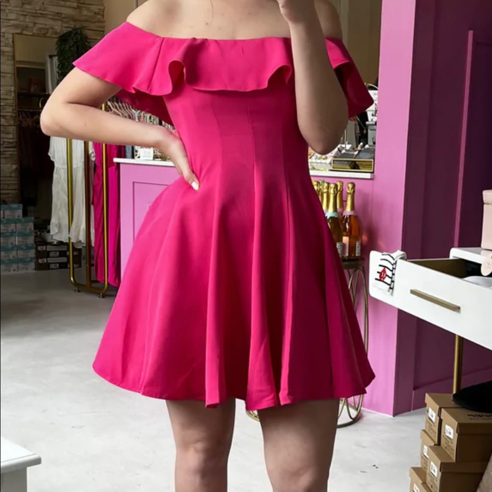 Brand new! Janessa Off the Shoulder dress.